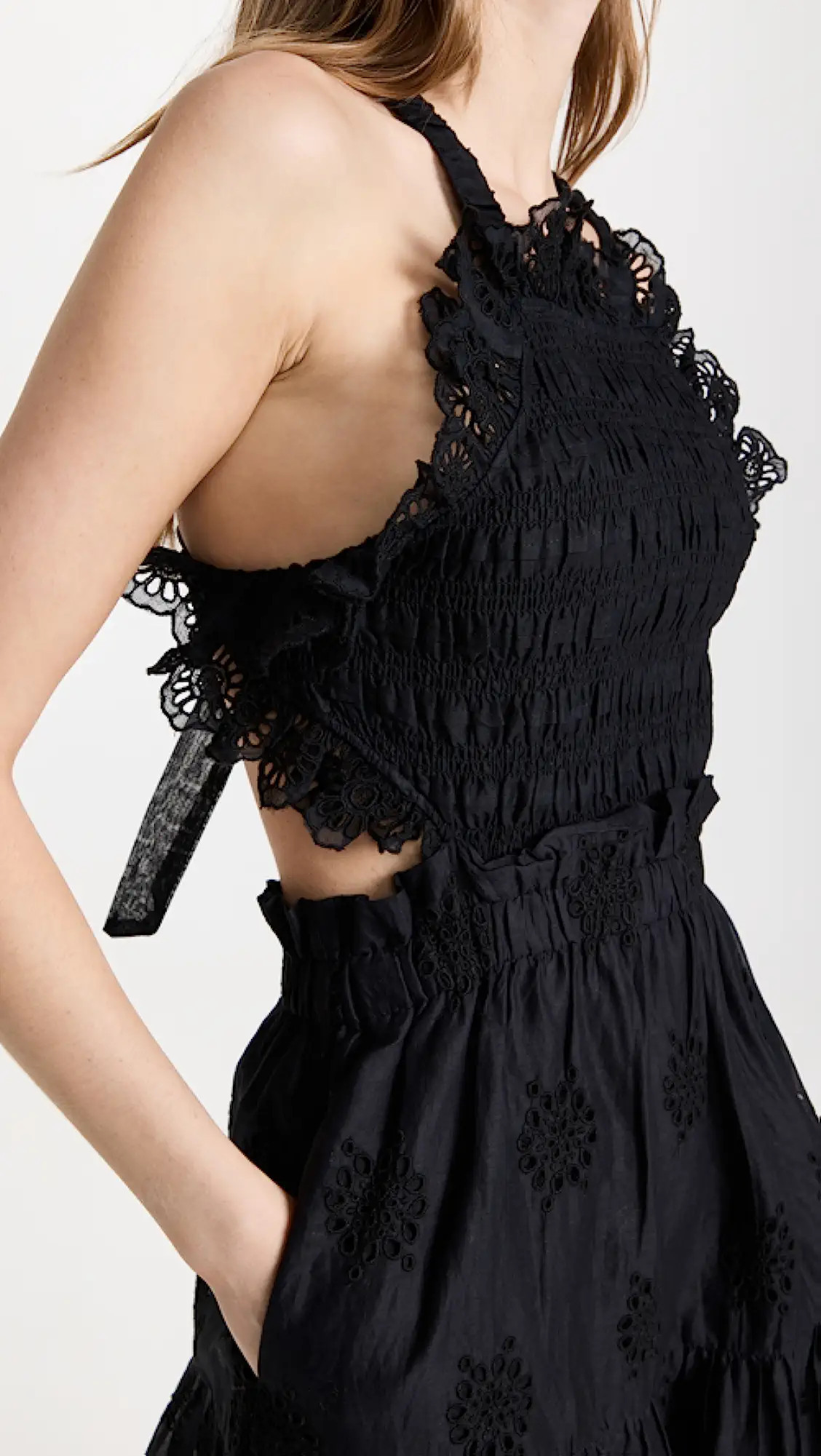 Blaine Eyelet  Apron Dress | Shopbop