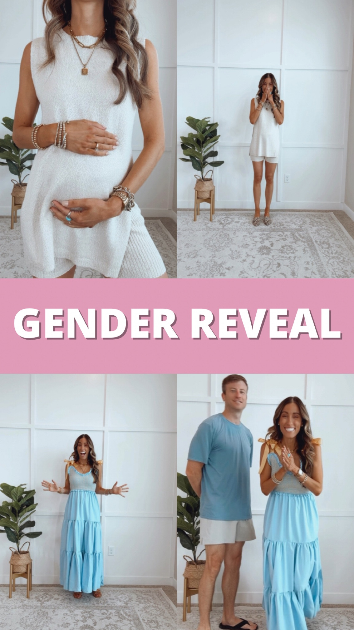 Gender Reveal | Maternity | Baby shower dress | bump friendly | maternity dress | family photo outfit | pregnancy outfits | family photos 

#LTKBump #LTKMens #LTKFindsUnder50