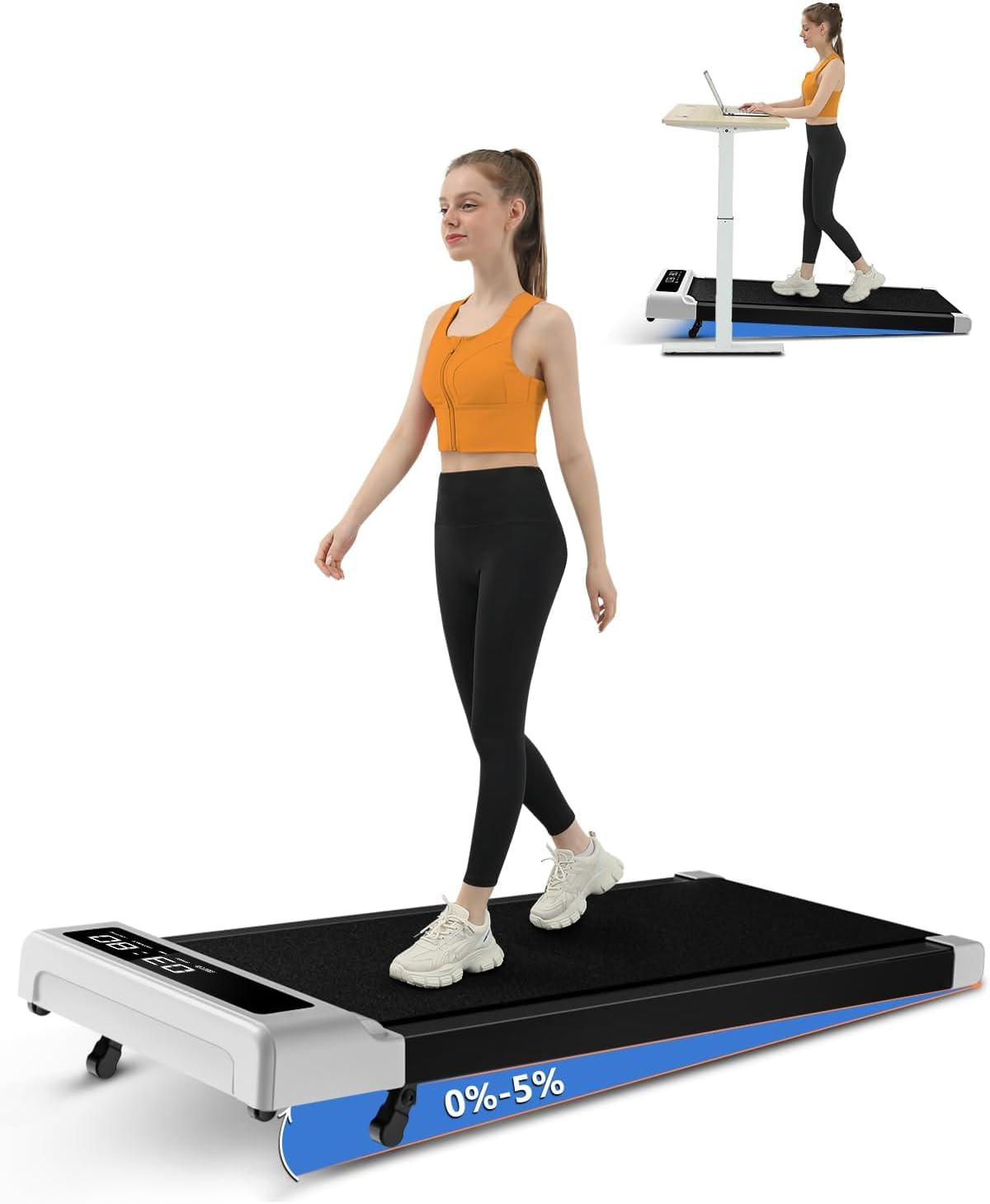 Walking Pad Treadmill, Walking pad with Incline,2 in 1 Walking pad for Walking and Jogging, 2.5HP... | Amazon (US)