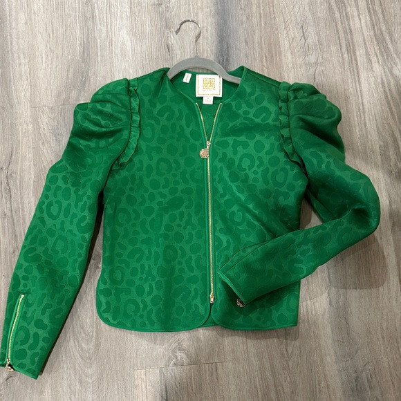 Green Leopard Print Women's Blazer | Poshmark