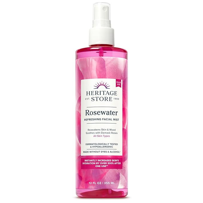 HERITAGE STORE Rosewater - Refreshing Facial Mist for Glowing Skin with Damask Rose, All Skin Typ... | Amazon (US)