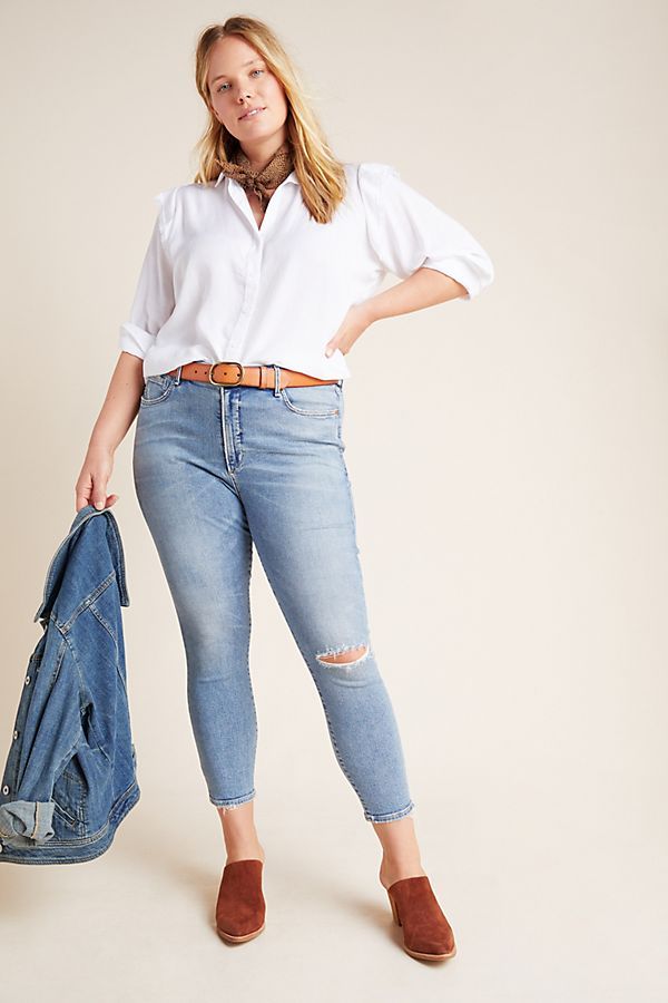 Citizens of Humanity Rocket High-Rise Cropped Skinny Jeans | Anthropologie (US)