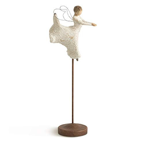 Willow Tree Dance of Life Angel, Dancing…Twirling! The Magical Miracle of Life, Elevated Angel Carved with Symbols of Nature & Renewal, Sculpted Hand-Painted Figure for Classic Nativity Collection | Amazon (US)