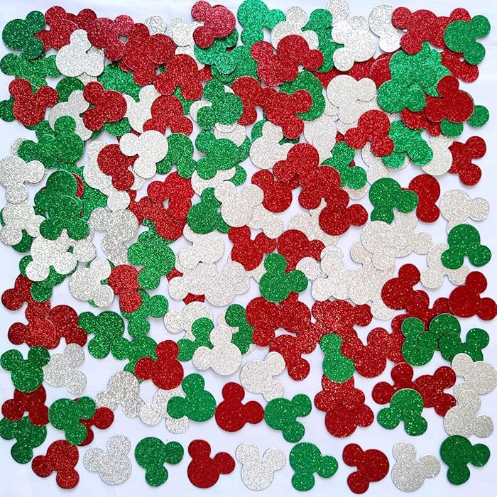 Christmas Mouse Confetti for Mouse Christmas Party Birthday Party Decorations | Amazon (US)