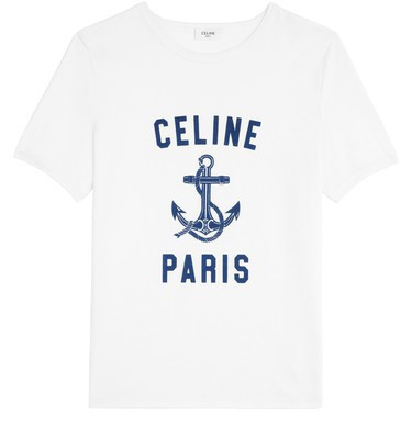 Celine 70s anchor t-shirt in cotton jersey - CELINE | 24S (APAC/EU)