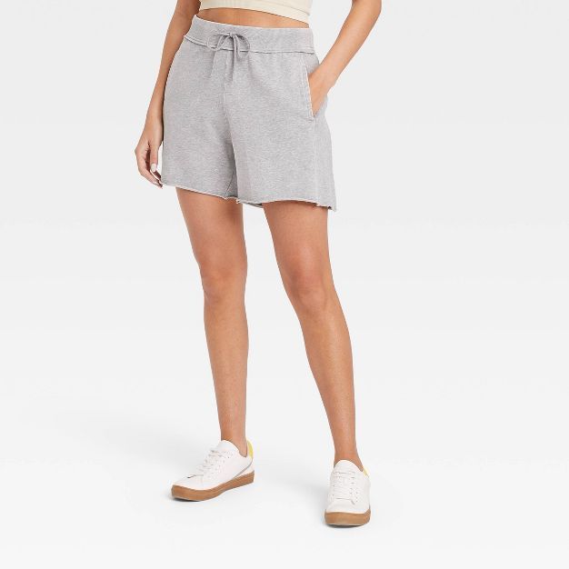 Women's Mid-Rise French Terry Shorts 5" - JoyLab™ | Target