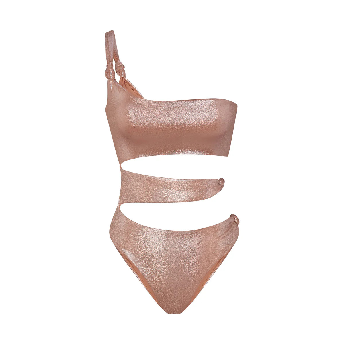 KNOTTED ONE SHOULDER MONOKINI | SKIMS (US)