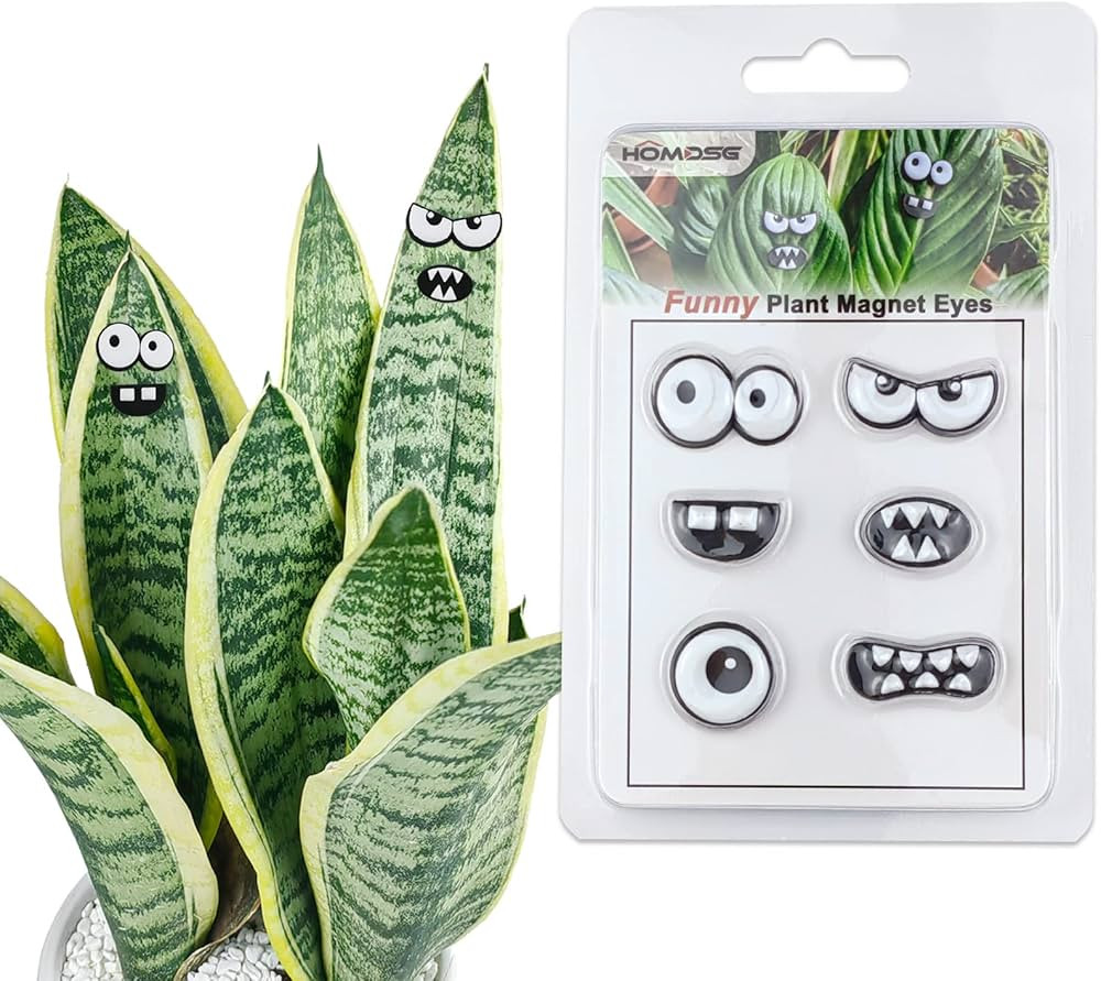 HOMDSG Monster Plant Magnets Eyes for Potted Plants, Funny Plant Safe Magnet Pins Charms, House P... | Amazon (US)