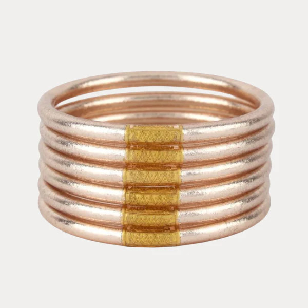 Champagne All Weather Bangles® (AWB®) - Serenity Prayer | BuDhaGirl