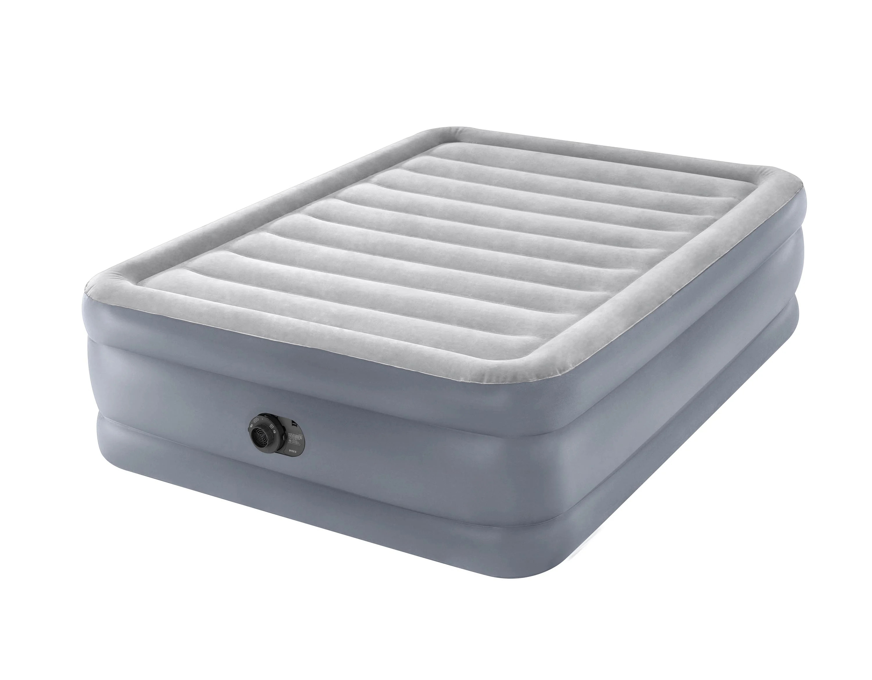 Intex Queen 20 inch Dura-Beam Deluxe Raised Air Bed Mattress with Built-in Pump | Walmart (US)