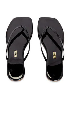 TKEES Square Toe Lily Sandal in Licorice from Revolve.com | Revolve Clothing (Global)
