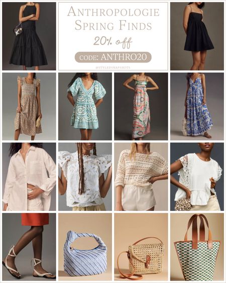 Anthropologie favorites! Take 20% off $100+ with code ANTHRO20 
**full priced fashion, shoes, bags & jewelry** 

#LTKSeasonal #LTKSaleAlert