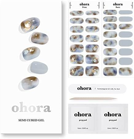 ohora Semi Cured Gel Nail Strips (N Daybreak) - Works with Any UV Nail Lamps, Salon-Quality, Long... | Amazon (US)
