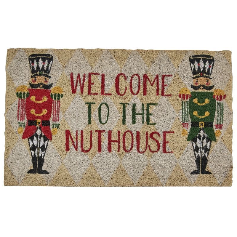 Split P Nutcracker Doormat - Beige 1'6''x2'6'' | Target