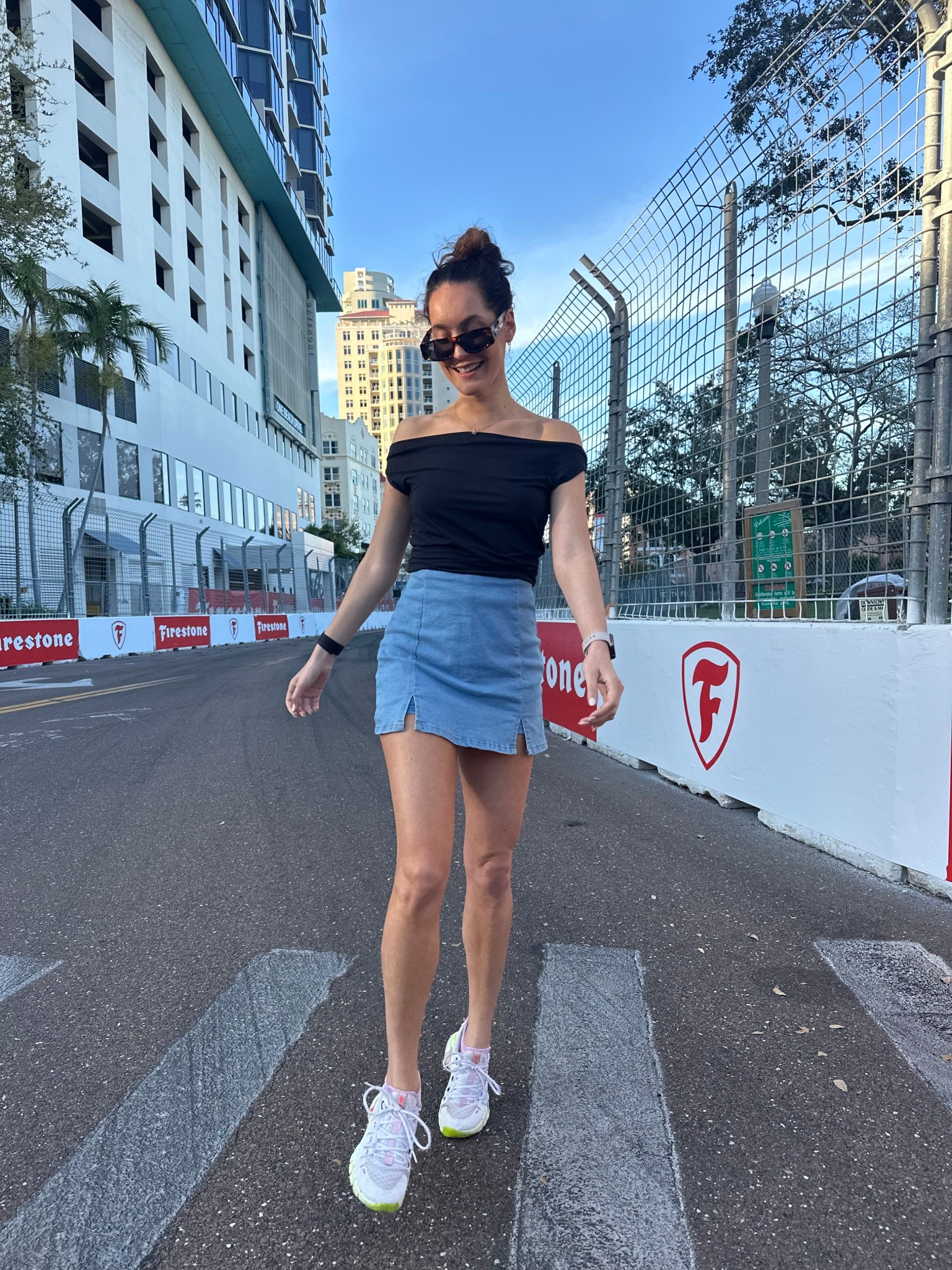 3/2 Grand Prix outfit 
Spring break
Casual

Similar Abercrombie top linked 
Amazon skort
SOJOS sunglasses
Gimme Beauty hair ties 

#LTKShoeCrush