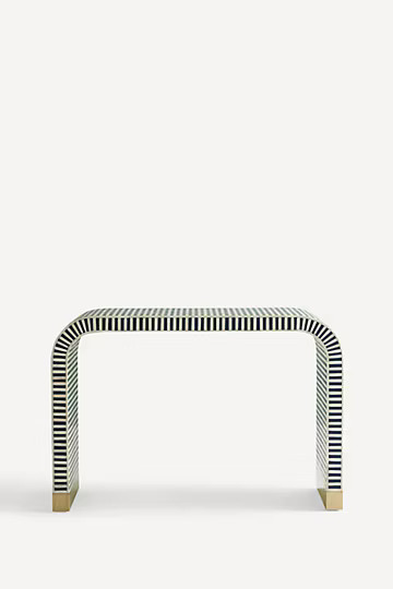 Waterfall Inlay Console Table | Anthropologie (US)