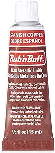 AMACO Rub n Buff Wax Metallic Finish - Rub n Buff Spanish Copper 15ml Tube - Versatile Gilding Wa... | Amazon (US)