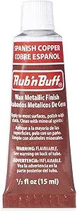 AMACO Rub n Buff Wax Metallic Finish - Rub n Buff Spanish Copper 15ml Tube - Versatile Gilding Wa... | Amazon (US)