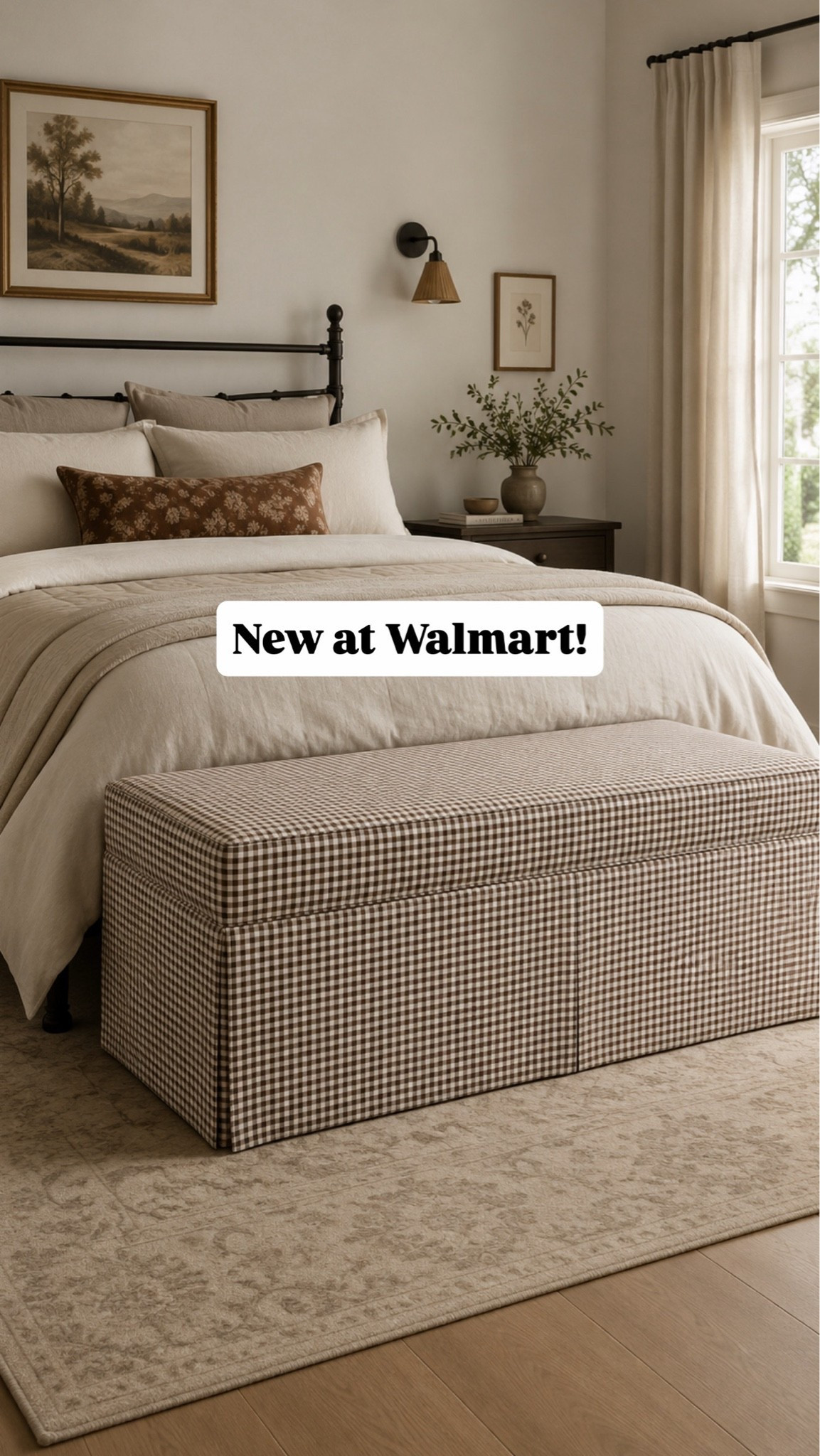 New storage bench at Walmart! There’s also a smaller ottoman version 😍 Boujee on a budget, affordable home

#LTKHome