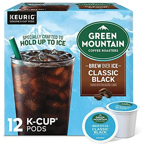 Green Mountain Coffee Roasters Brew Over Ice Classic Black, Single Serve Keurig K-Cup Pods, Mediu... | Walmart (US)