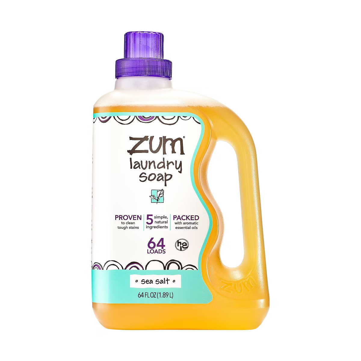 Zum Laundry Soap - Sea Salt - 64 fl oz | Target