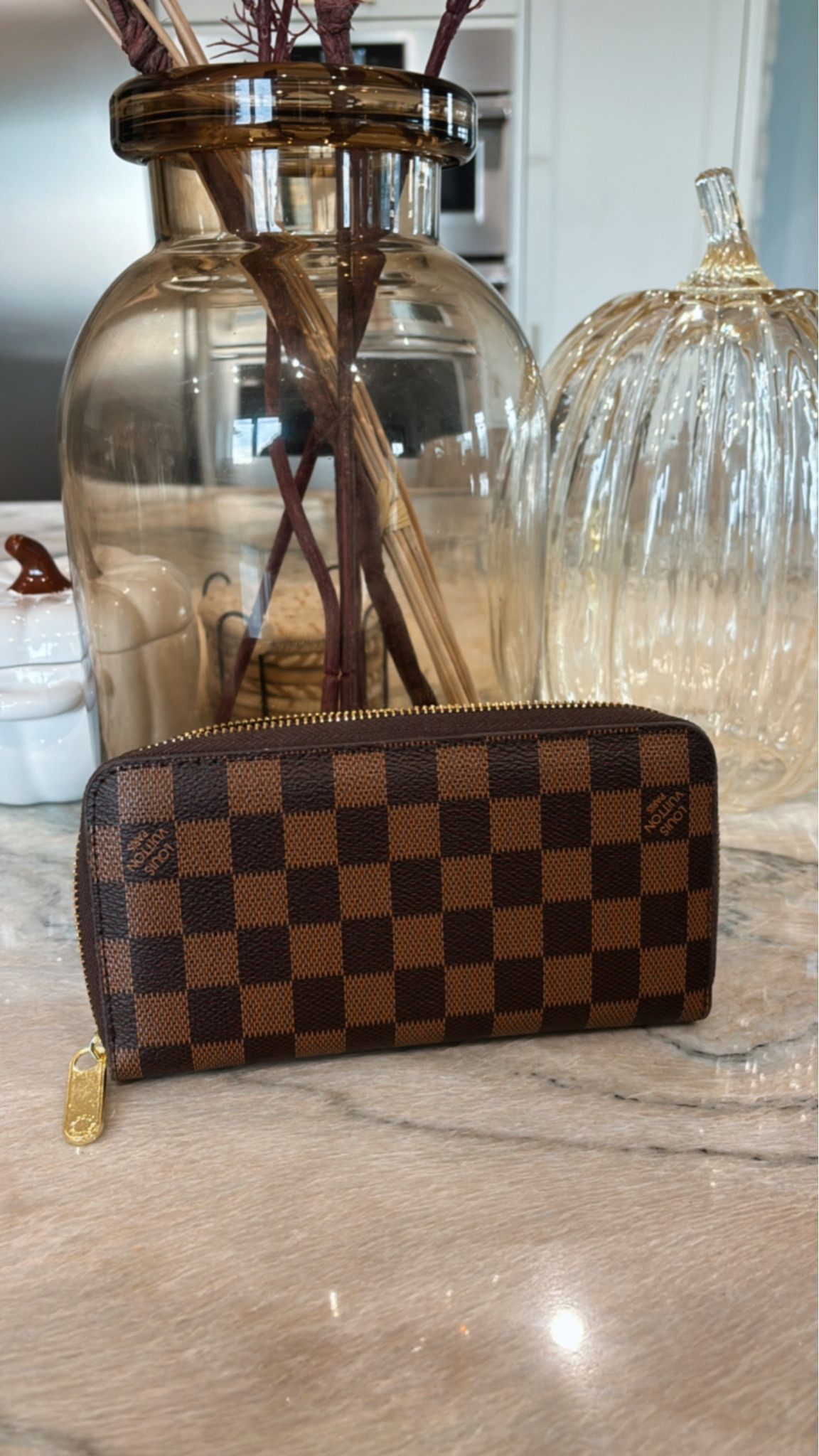 Coffee Grid in Brown