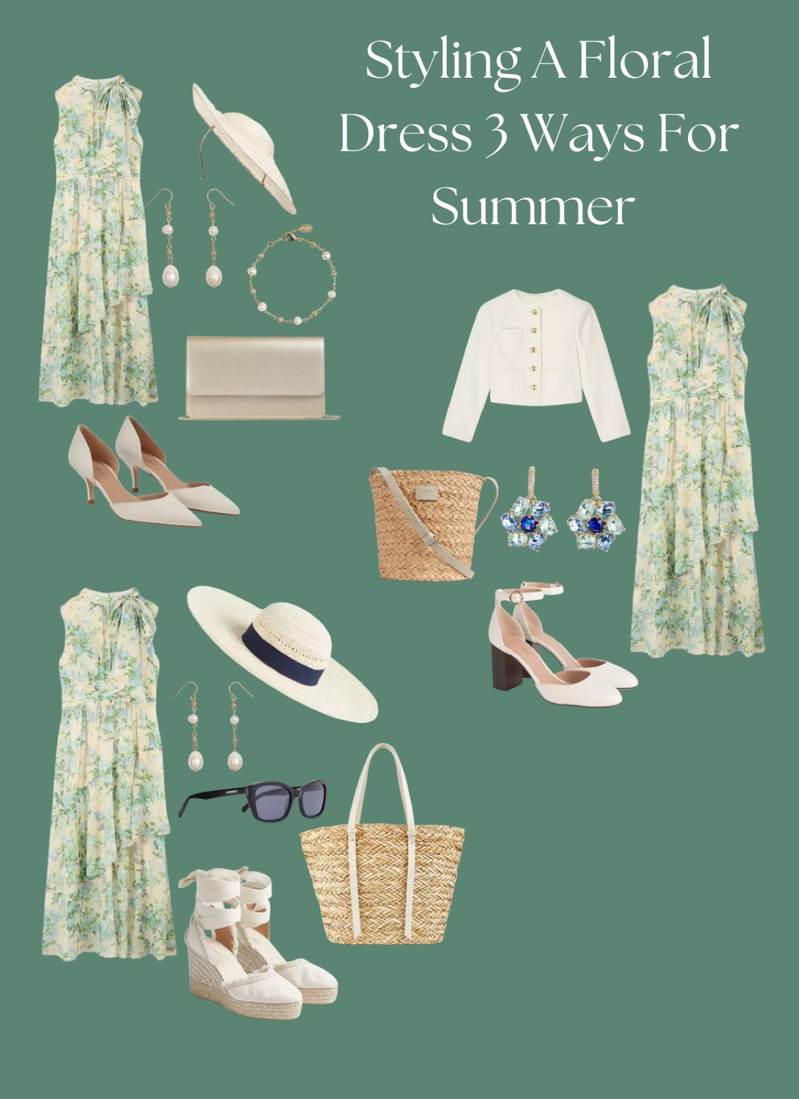 Summer outfit inspo on how to style a floral dress 3 ways for summer 

#LTKstyletip #LTKsummer #LTKuk