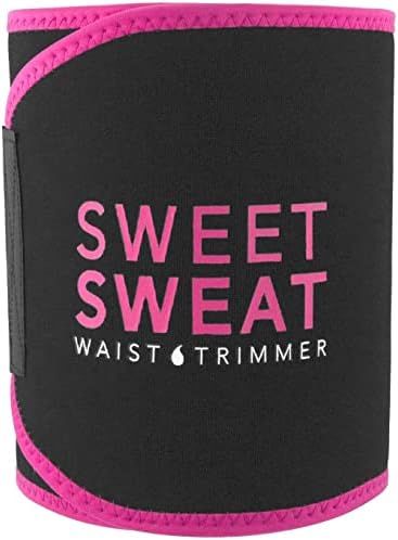 Sweet Sweat Waist Trimmer, by Sports Research - Waist Trainer for Women & Men - Sweatband Body Wrap  | Amazon (US)