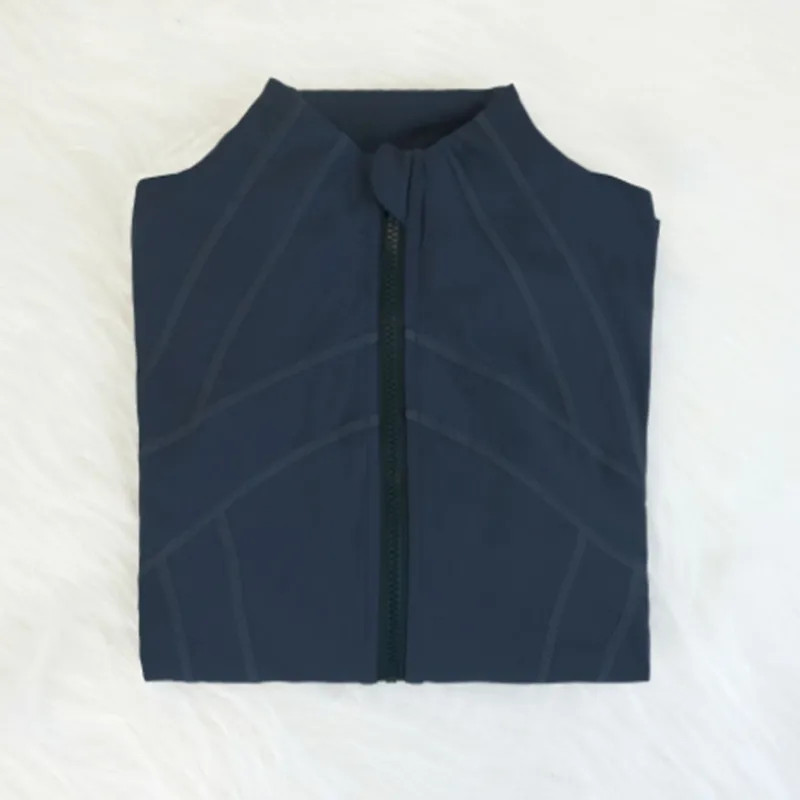 Save Big on Bulk Yoga Jacket NEW Women's Yoga Long Sleeves Jacket Solid Color Nude Sports Sh... | DHGate