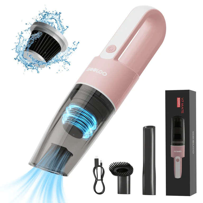 GOOLOO V7 Mate Car Vacuum Cleaner Cordless Portable Lightweight High Power Handheld Vacuum Cleane... | Walmart (US)