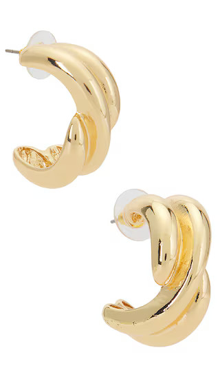 Stud Earrings in Gold | Revolve Clothing (Global)