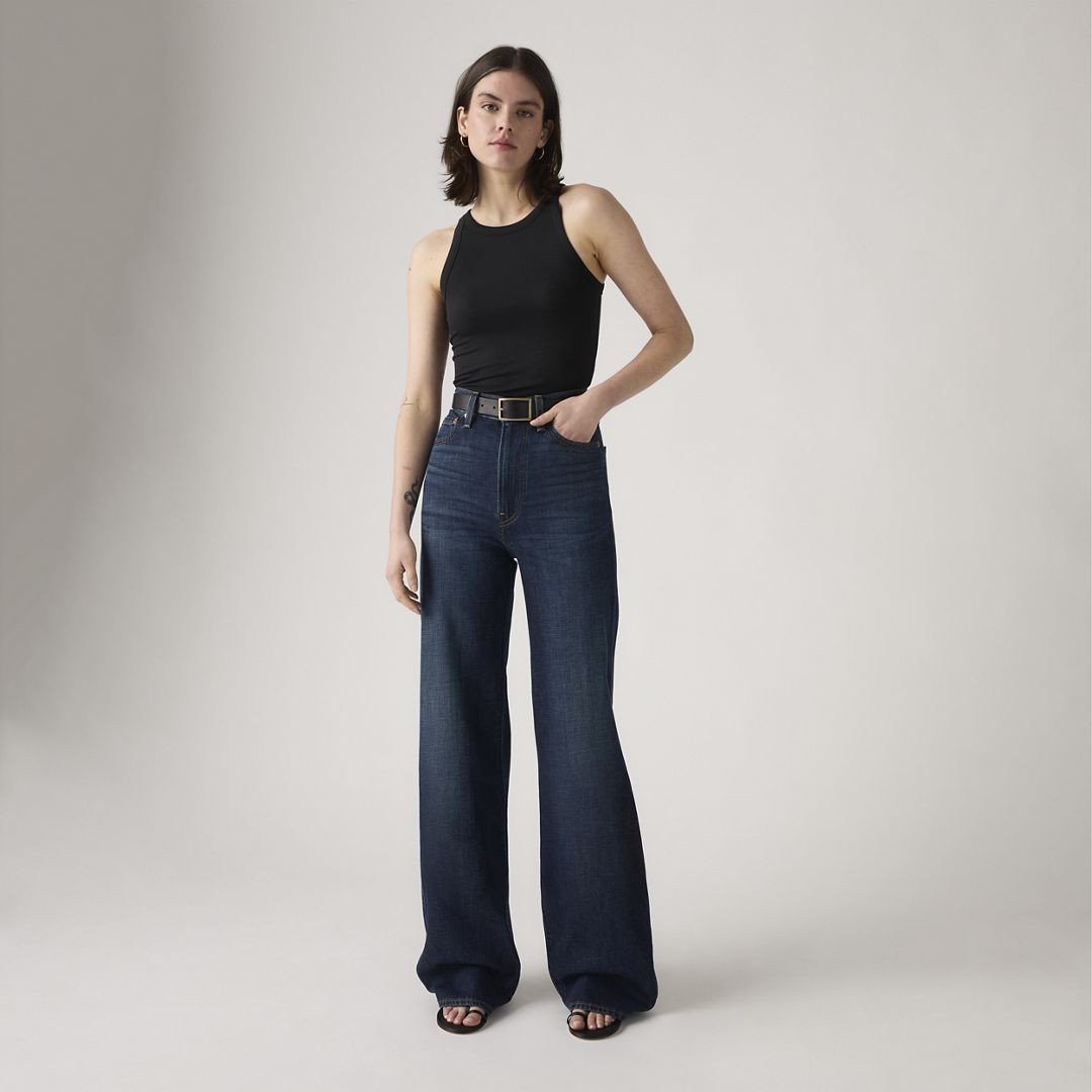 Levi's Ribcage Wide-Leg Linen+ Denim Women's Jeans 25x32 | Levi's US
