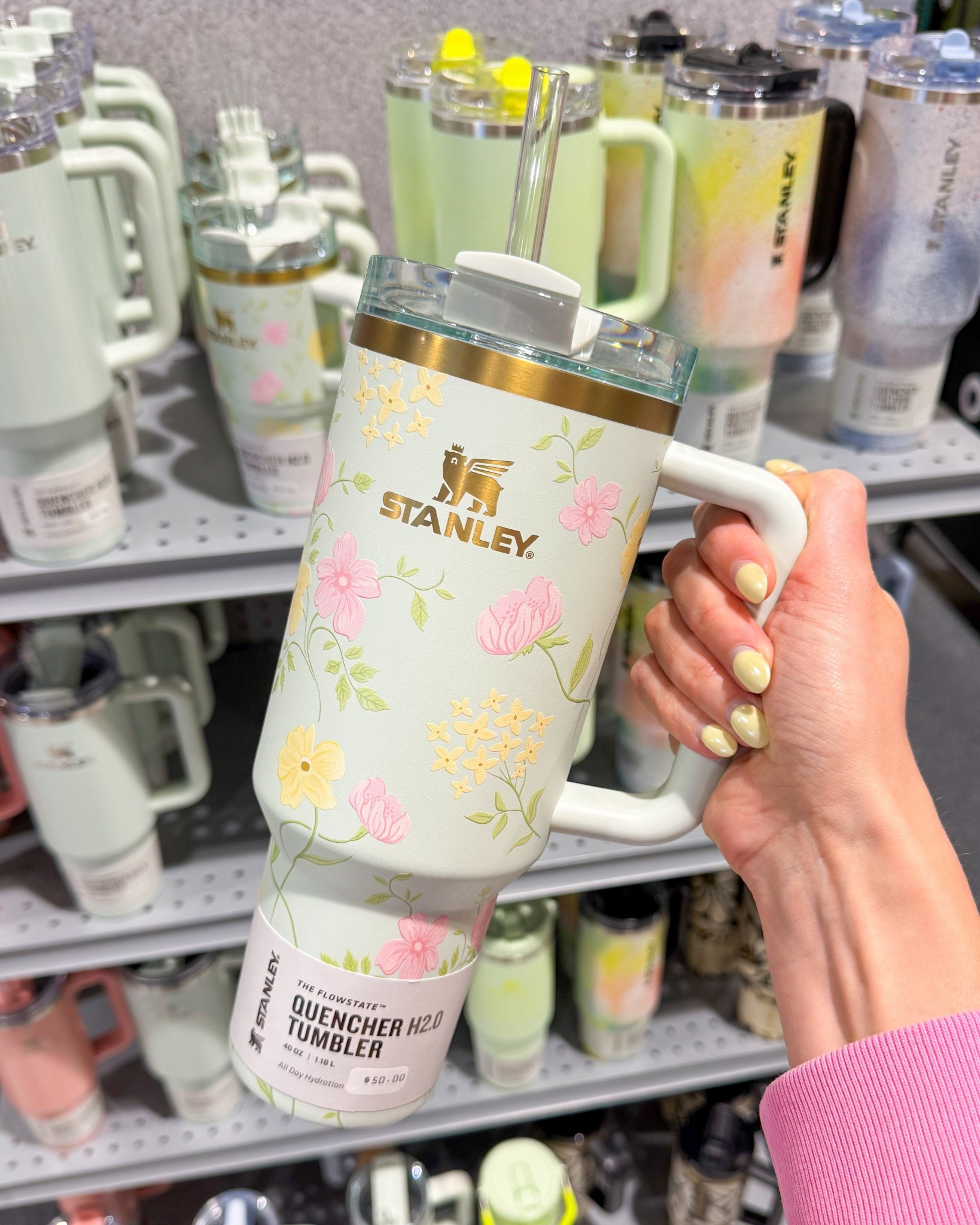 Obsessed with this floral Stanley, it is such a fun little upgrade to your everyday water bottle. I love how it adds a pop of color and makes staying hydrated feel cuter.
Tall girl outfits, Stanley cup, Floral Stanley, Water bottle aesthetic, Amazon finds, Everyday essentials, 6 foot style, Lifestyle finds, Cute accessories, Daily must haves, Trending finds, Stang and Co

#LTKMothersDay #LTKHome #LTKmomlife