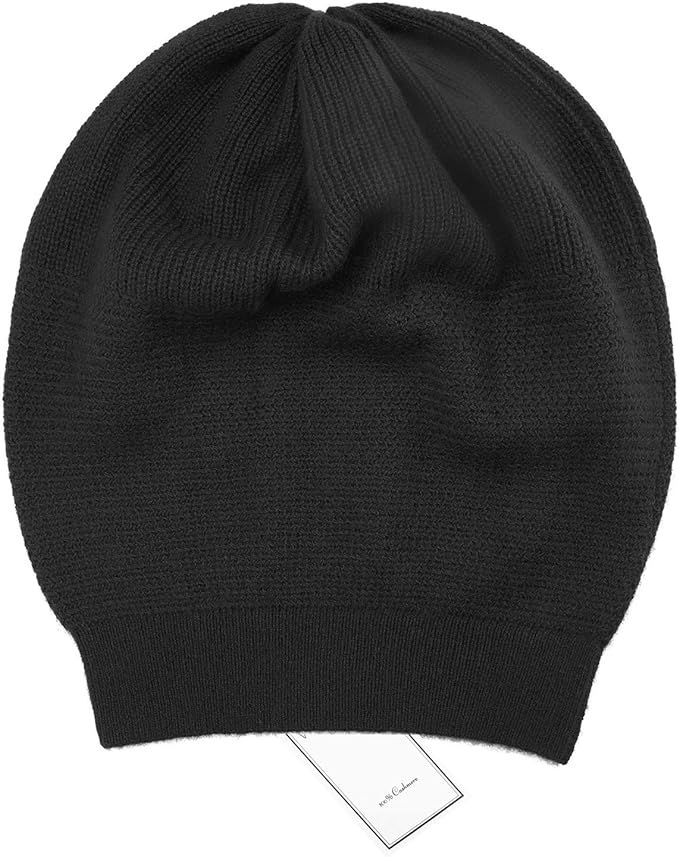 WaySoft 100% Cashmere Beanie for Women in a Gift Box, Oversized Women Beanie Hat | Amazon (US)