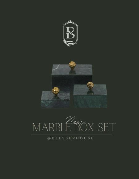 How adorable is this marble box set? Functional and decorative boxes! 

Shelf decor, jewelry box, shelfie 

#LTKhome