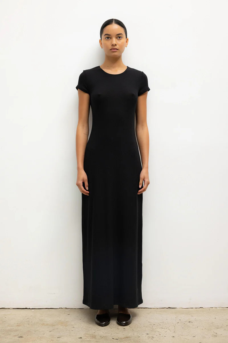 Lauren Short Sleeve Maxi Dress | LESET