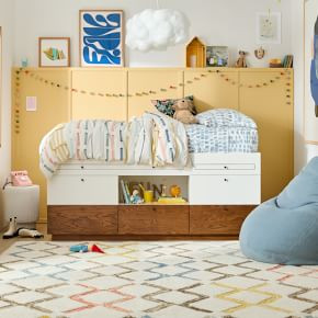 Modern Captain's Bed w/ Desk | West Elm (US)