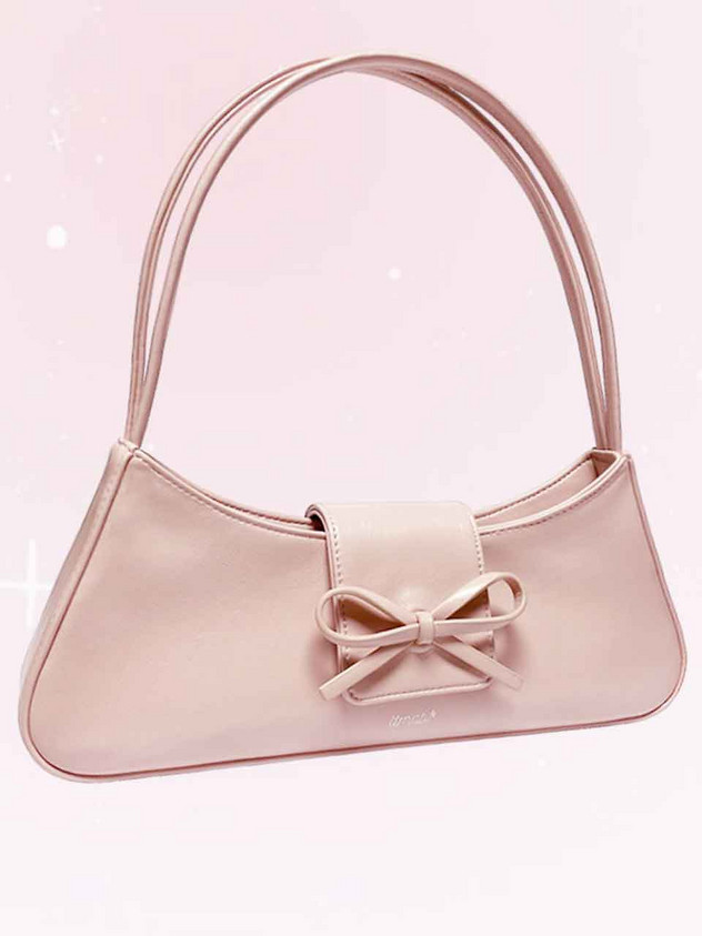 Bow Small Shoulder Bag_Ballerina Pink Beige | W Concept (US)