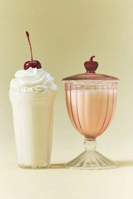 Astrid Gourmand Vanilla Shake Glass Candle | Anthropologie (US)