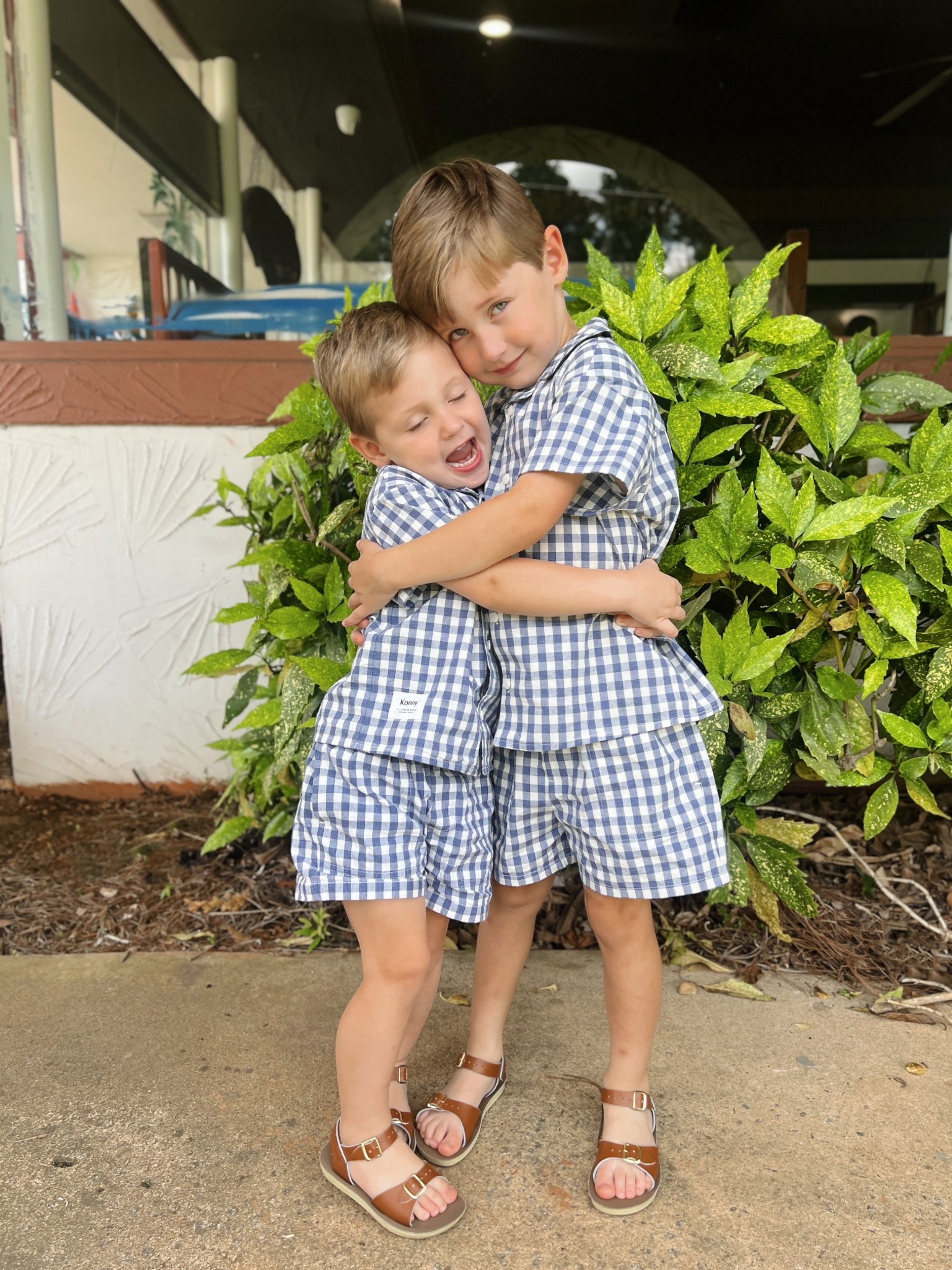 Love these gingham sets for boys 

#LTKKids