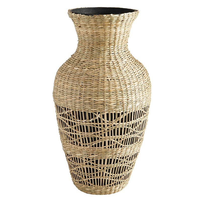 47th & Main Coastal Flower Vase | Woven Seagrass Vase for Home Décor, 10" Dia x 18" H, Natural P... | Amazon (US)