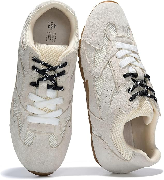 Project Cloud Leather Barefoot Shoes Women – Memory Foam Lace-Up Womens Sneakers – Lightweigh... | Amazon (US)