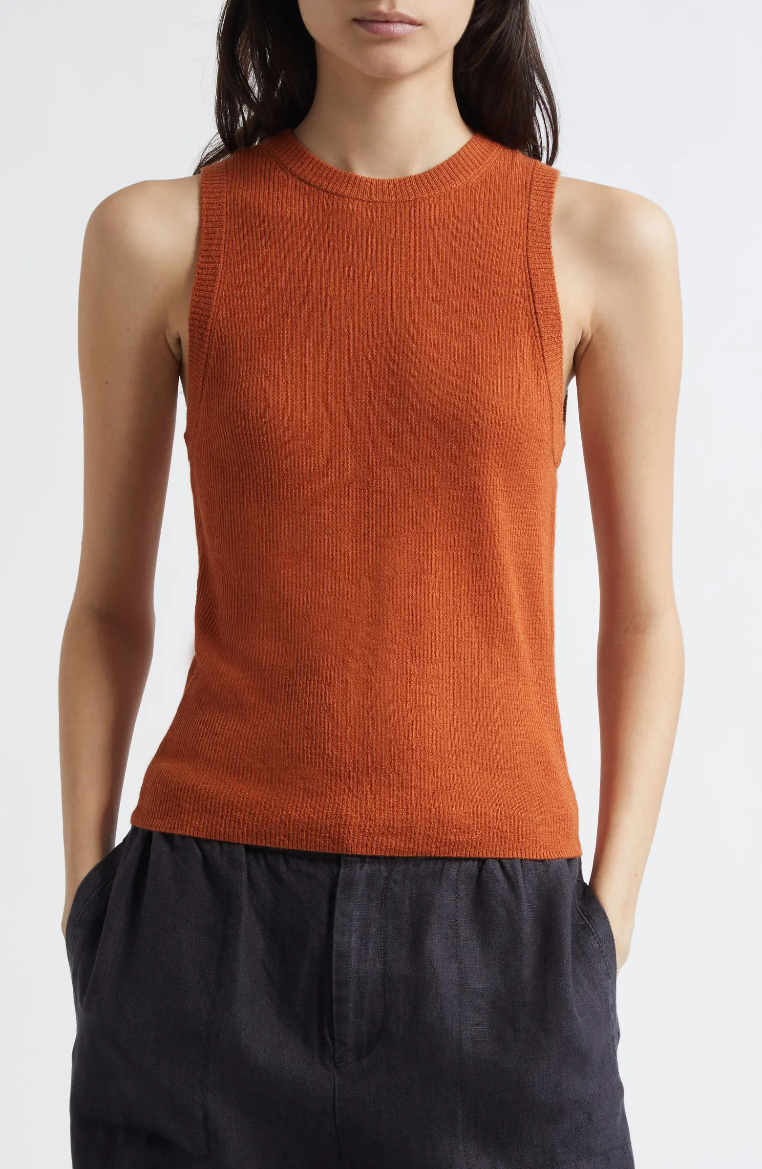 Vince Rib Cashmere & Silk Tank | Nordstrom | Nordstrom