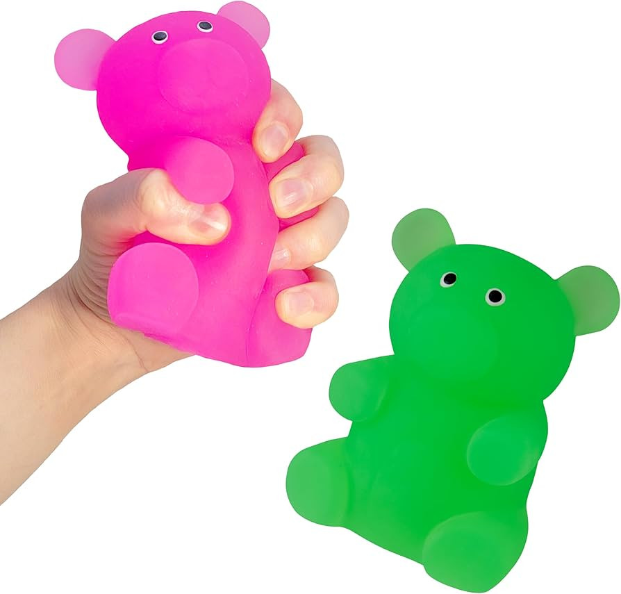ORB Curiosities Jelly Bear 2 Pack - Stretchy, Squishy, Gummy - Squeeze These Adorable Bears for S... | Amazon (US)