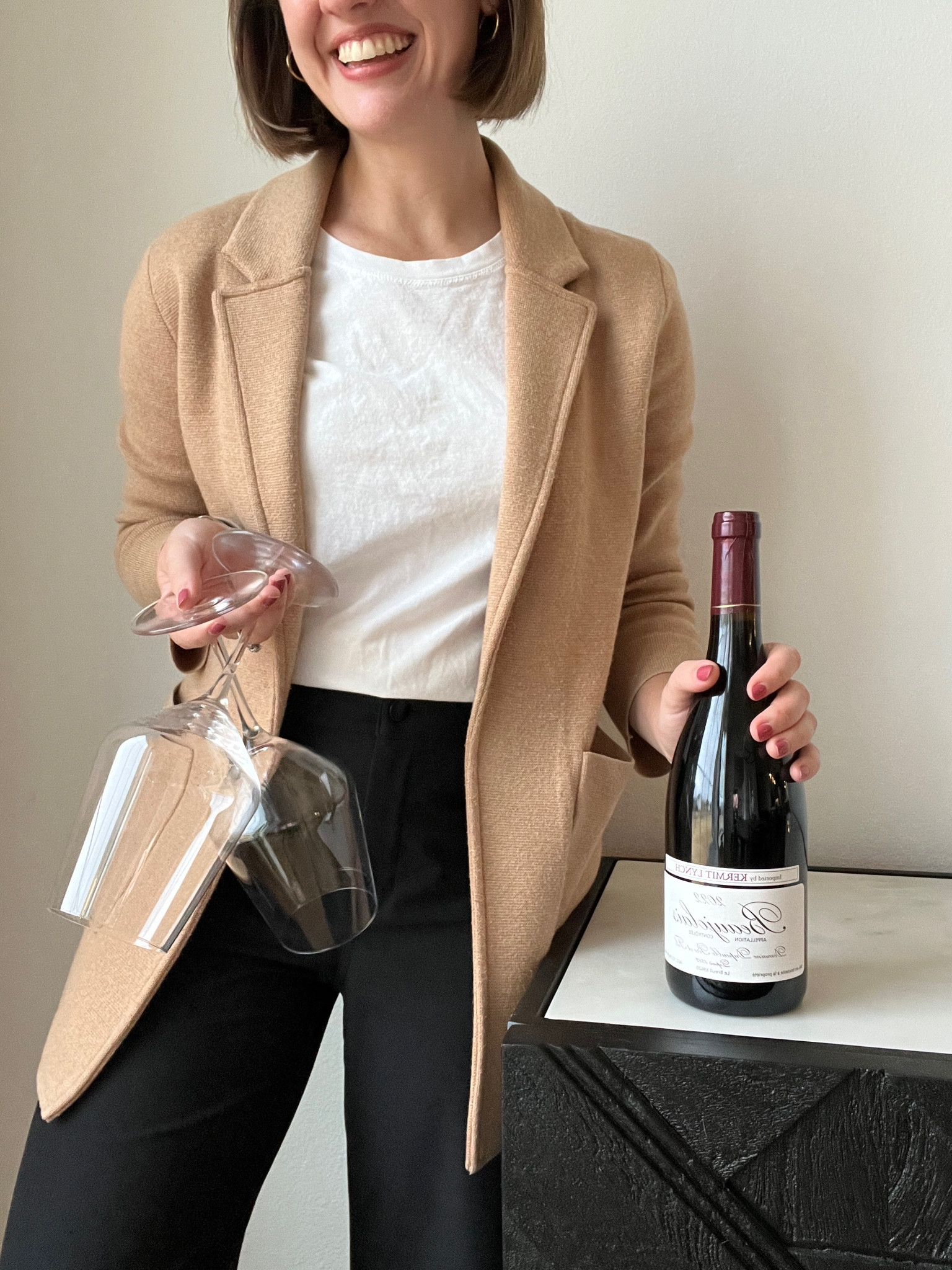 Love a sweater blazer moment ❤️

Runs large, so I have this in an XS

Also linked the wine glasses shown here!

#LTKSpringSale #LTKstyletip #LTKsalealert