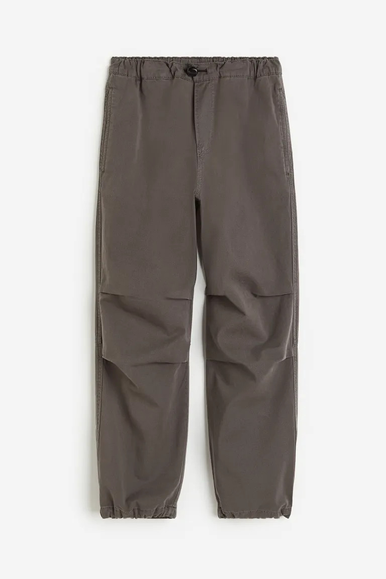 Cotton Twill Parachute Pants | H&M (US + CA)