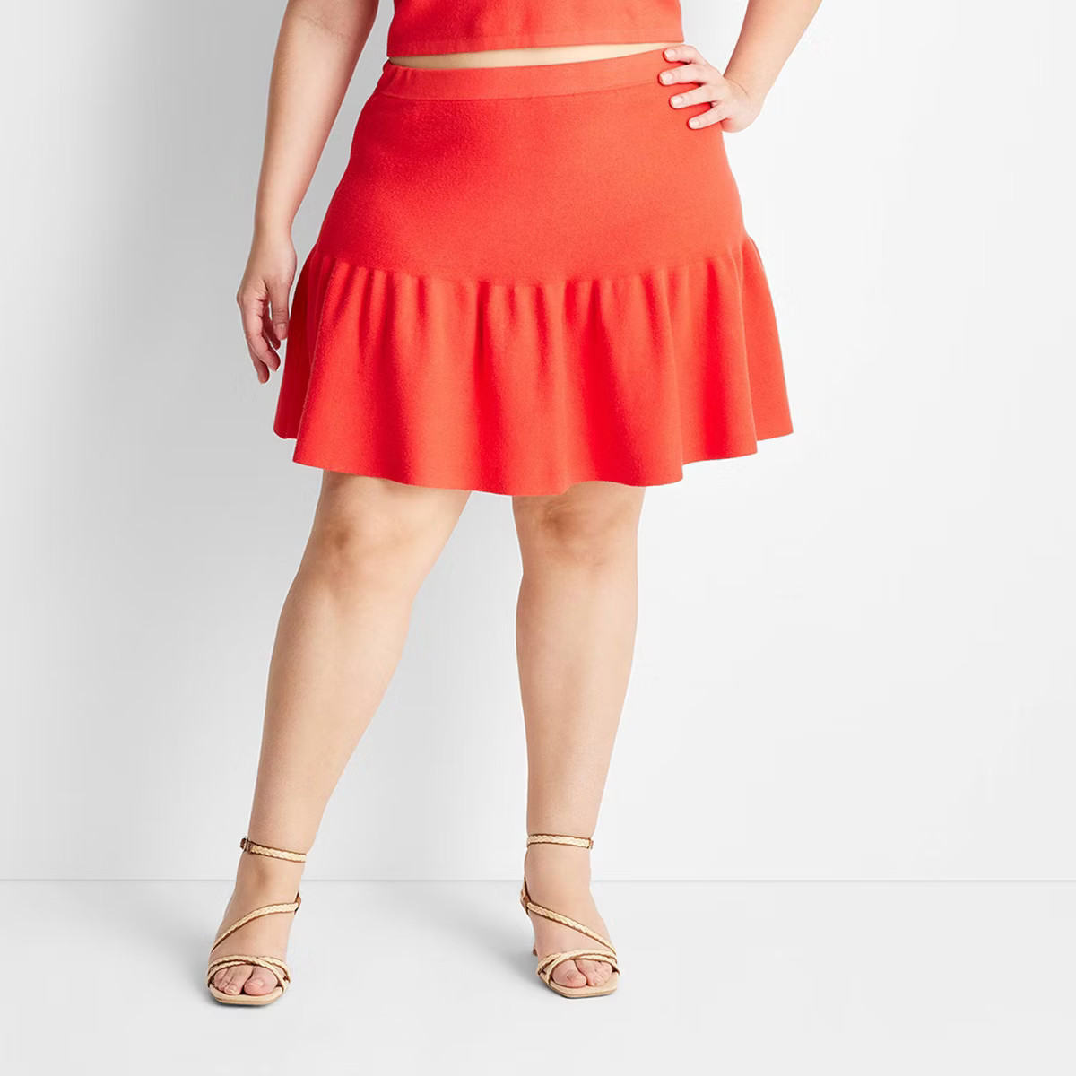 Women's A-Line Mini Skirt - Future Collective™ with Jenee Naylor Red | Target