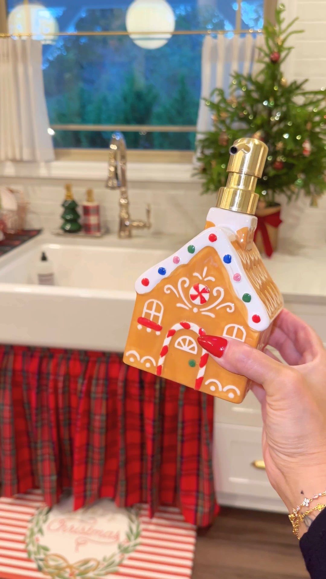 The cutest gingerbread house soap dispenser 

#LTKHoliday #LTKHome #LTKSeasonal