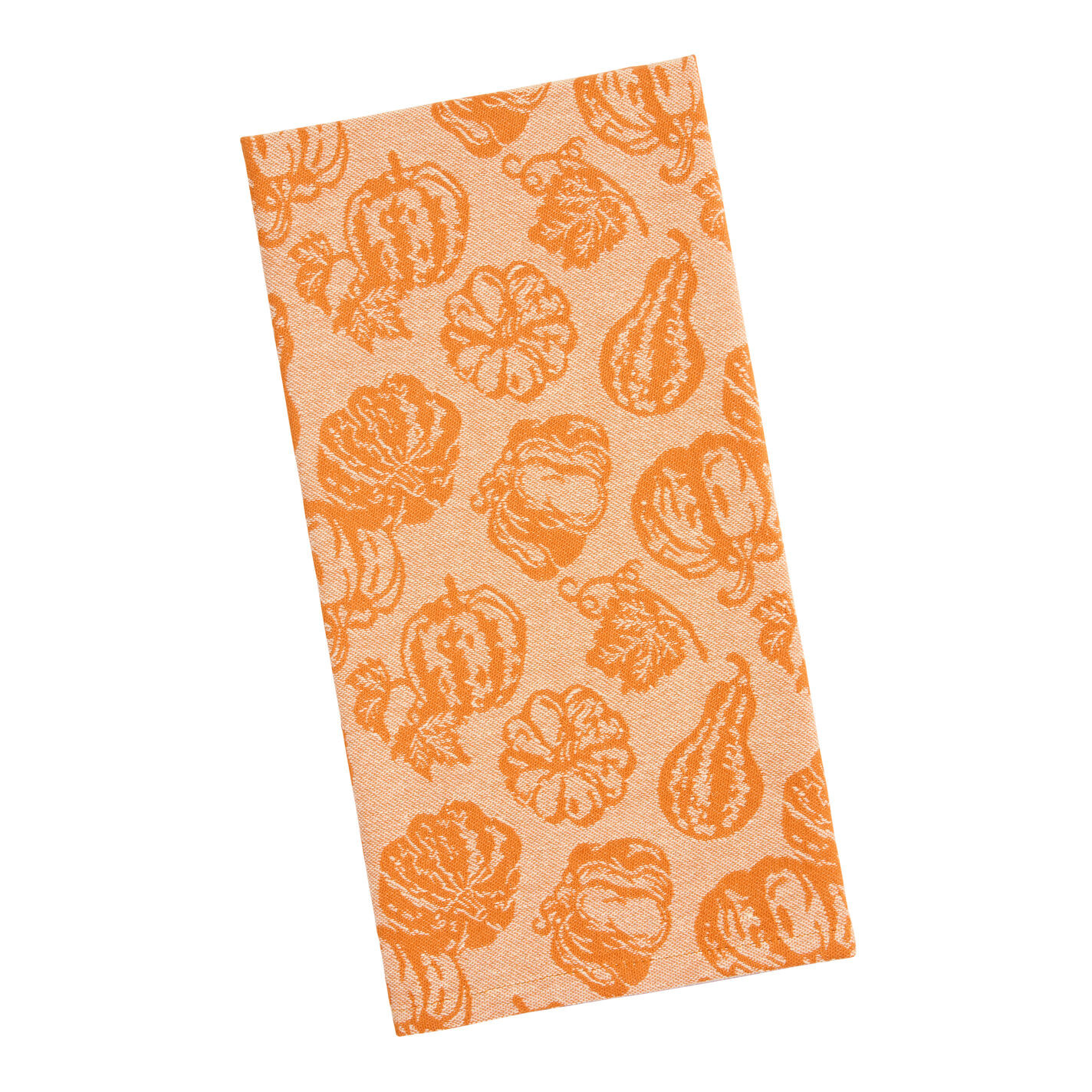 Cotton Jacquard Pumpkin Patch Kitchen Towel | World Market