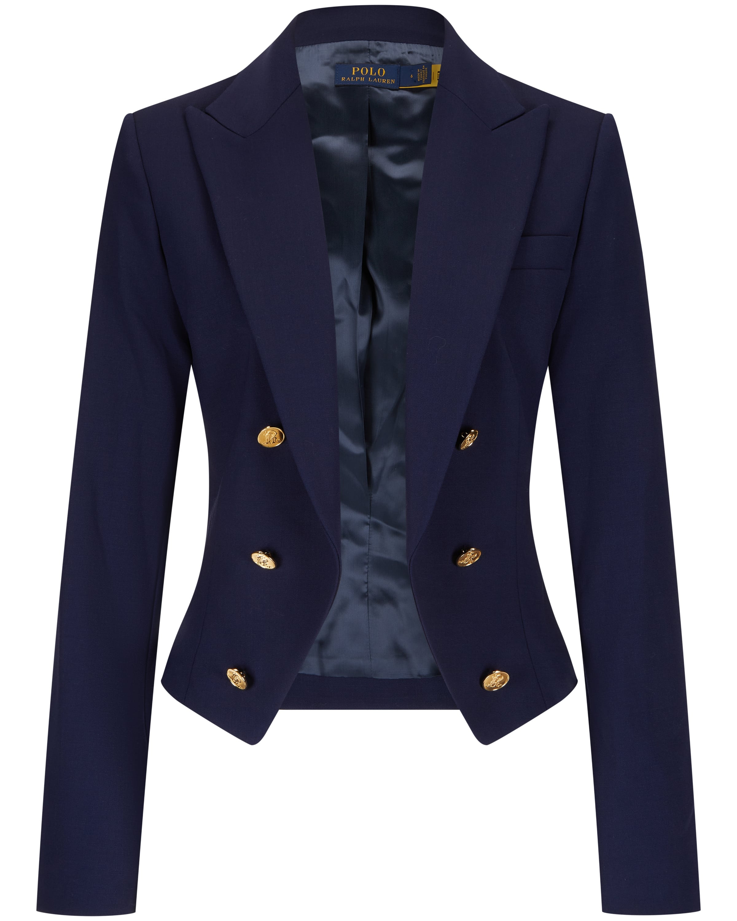 Blazer für Damen von Polo Ralph Lauren in Navy. Mit diesem Modell präsentiert
das Label dank de... | Lodenfrey (DACH)